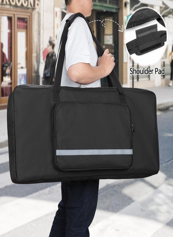 GRAOSO Baby Bouncer Transport Bag, Bouncer Carrier Compatible with Baby Bjorn Bouncer Balance Soft and Bouncer Bliss, Double Zipped Travel bag with shoulder Pad, Black - Image 5